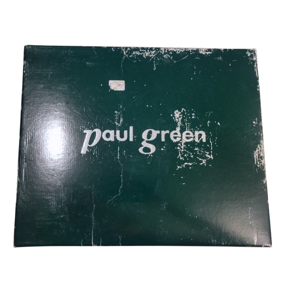 Paul Green Black Suede Lace-Up Ankle Boots with Gray Shearling Cuff - Picture 13 of 13